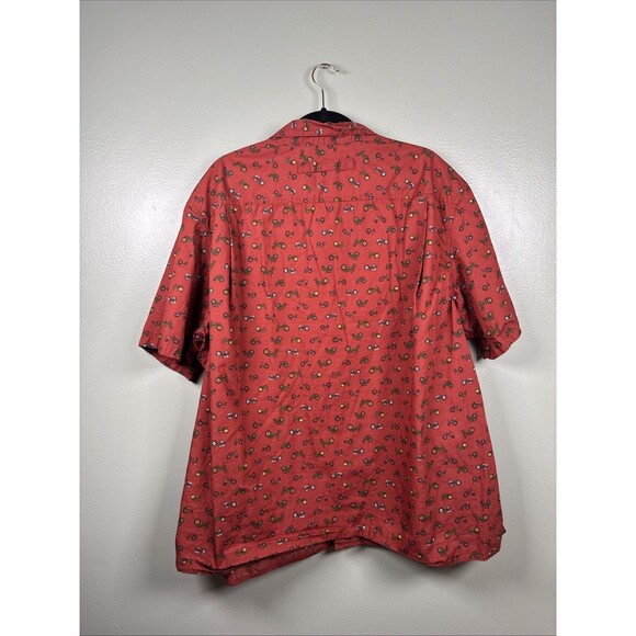 Duluth‎ Trading Untucked Relaxed Fit Farm Allover Tractors Men’s Sz 2XL Shirt - Picture 2 of 8